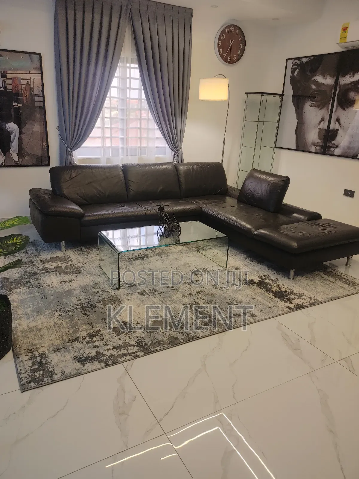 L Shape Uk Used Leather Sofa