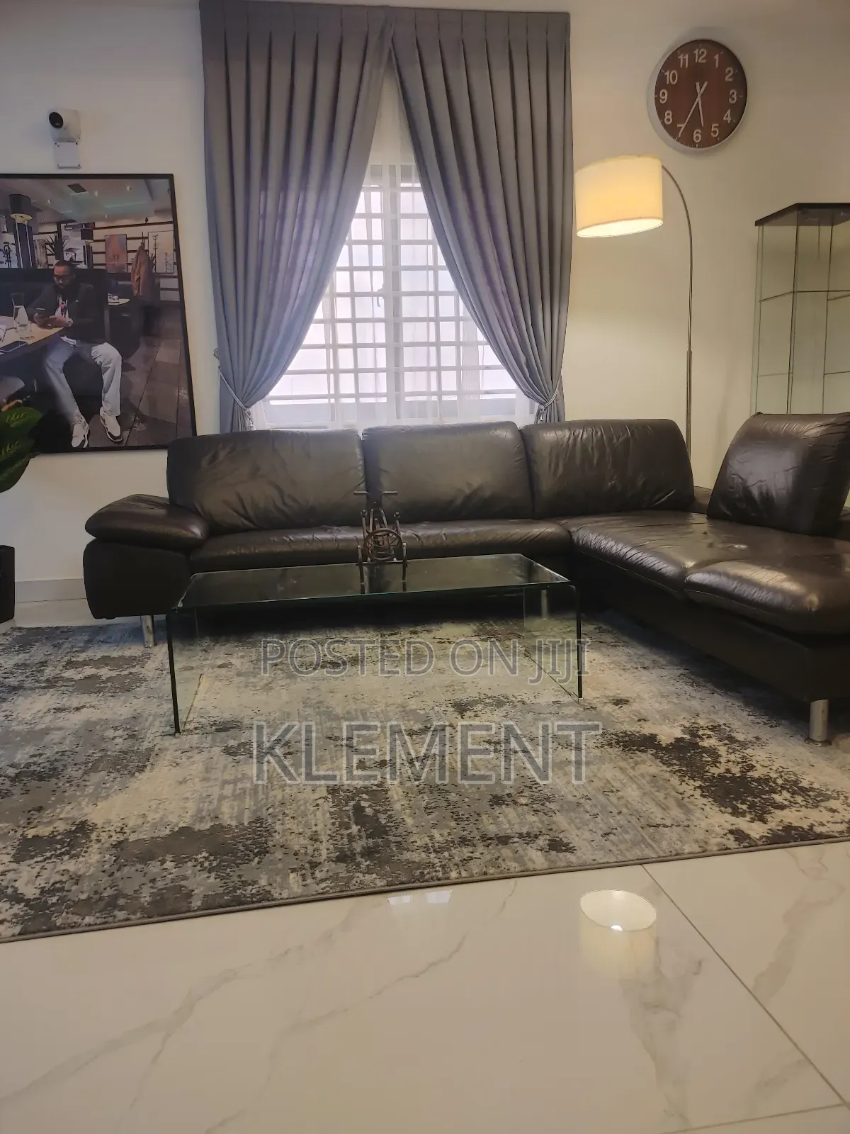 L Shape Uk Used Leather Sofa