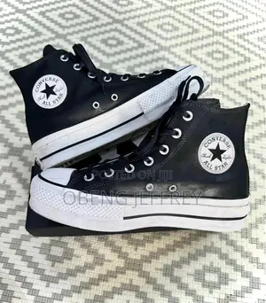 Original Converse Leather High Chuck Taylor Black