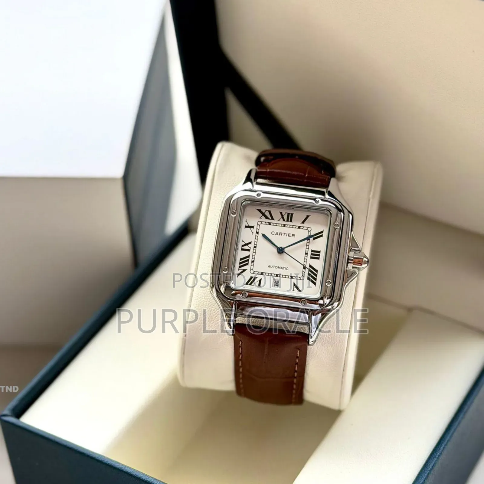 Cartier Santos-dumont Watch With Square Case.