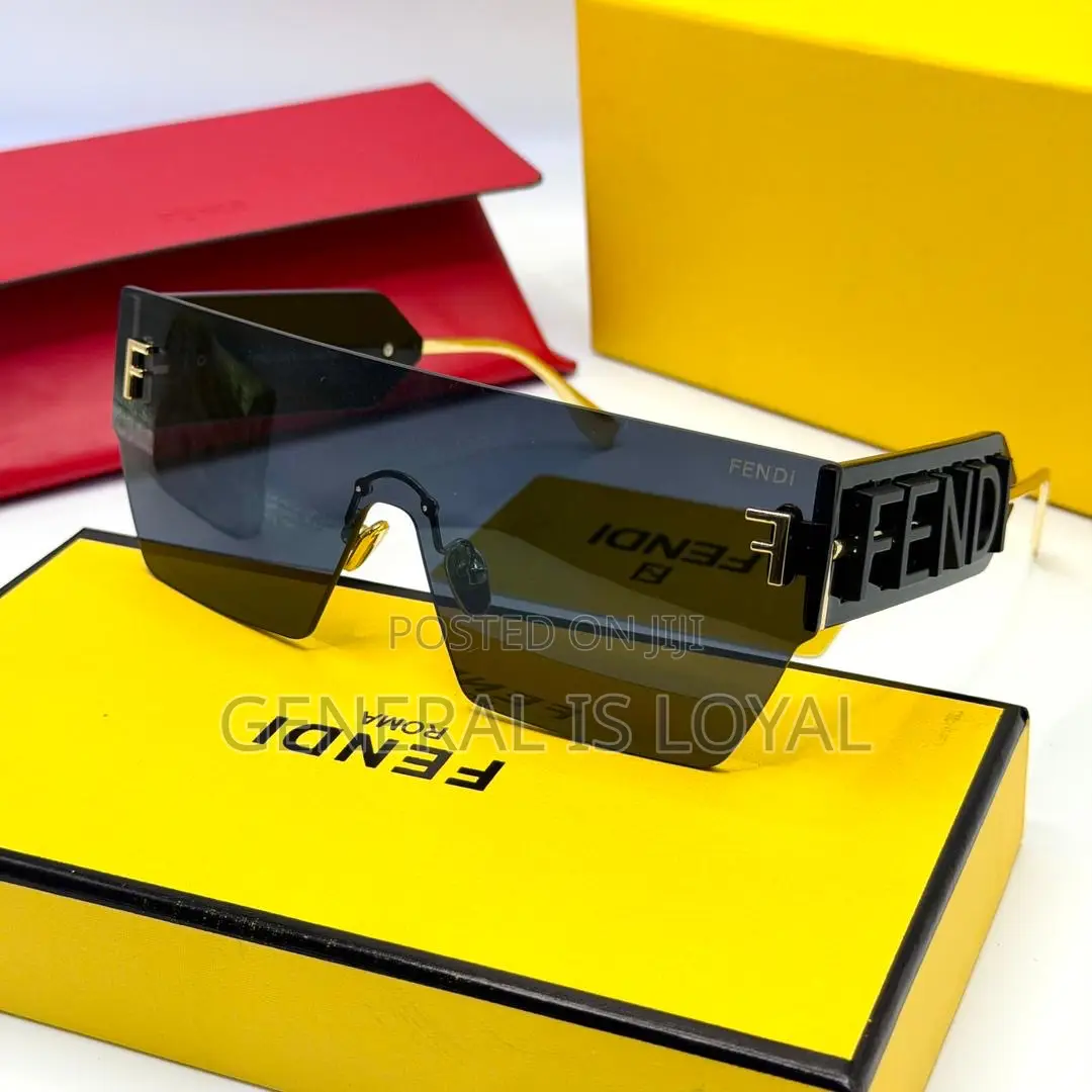Fendi Bold, Logo-heavy Unisex Sunglasses