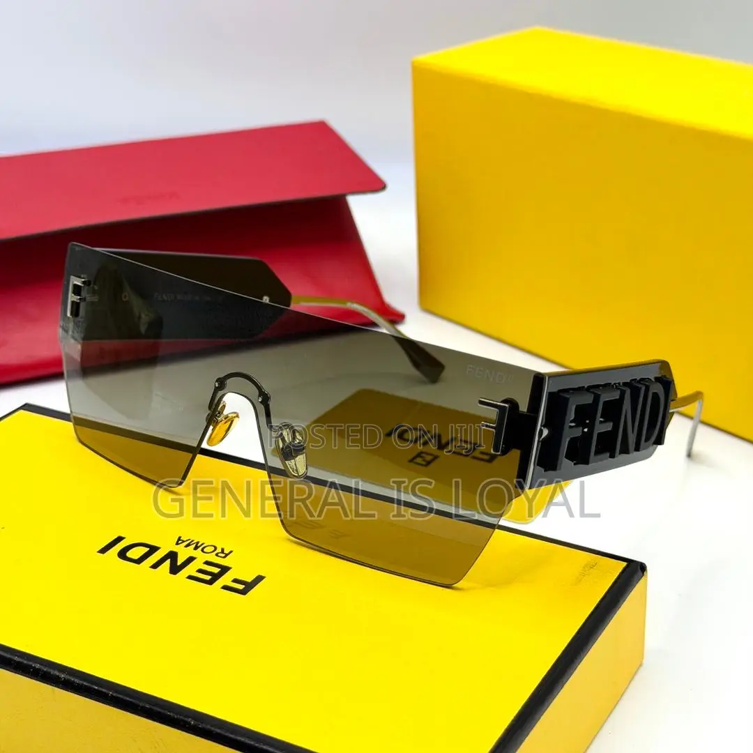 Fendi Bold, Logo-heavy Unisex Sunglasses