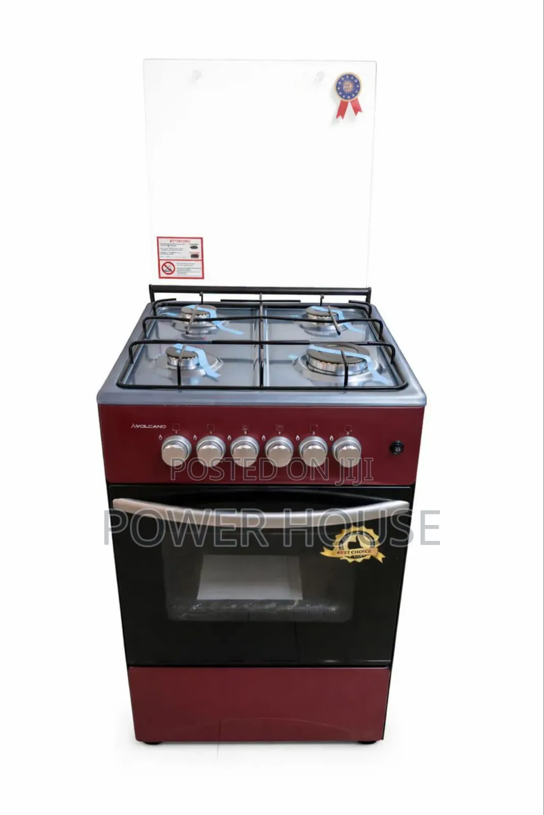 Volcano 50x50 Four-Burner Gas Stove – Strong Reliable
