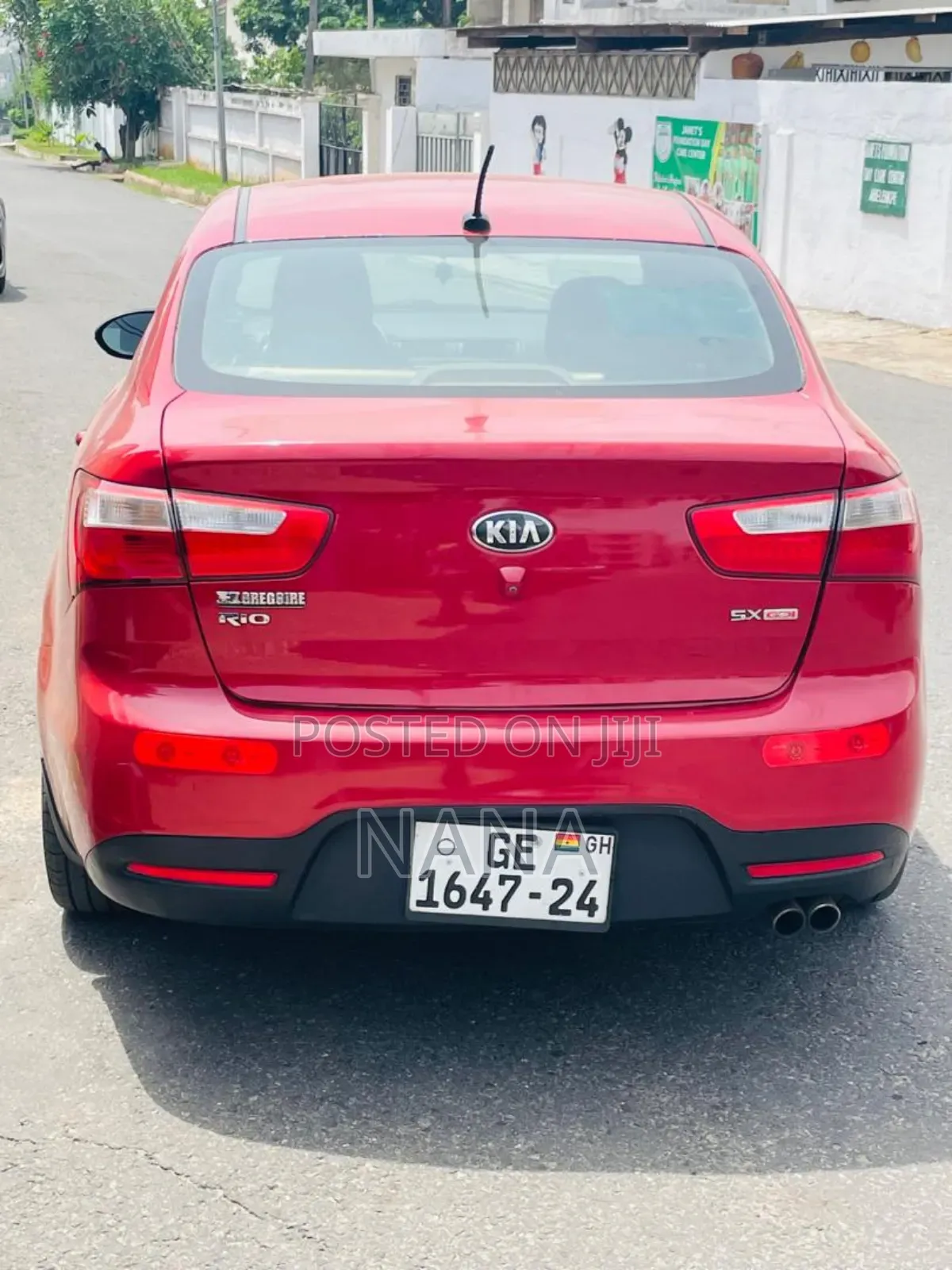 Kia Rio EX 4dr Sedan (1.6L 4cyl 6A) 2014 Red