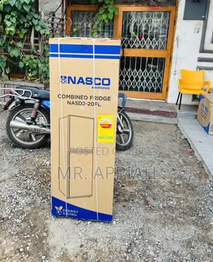 Extremely Chilling Nasco-D2-20fl Double Door Fridge(158l)Dark Gray