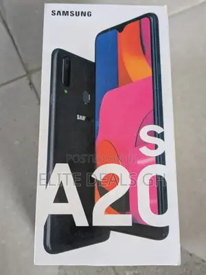 New Samsung Galaxy A20s 64 GB Black