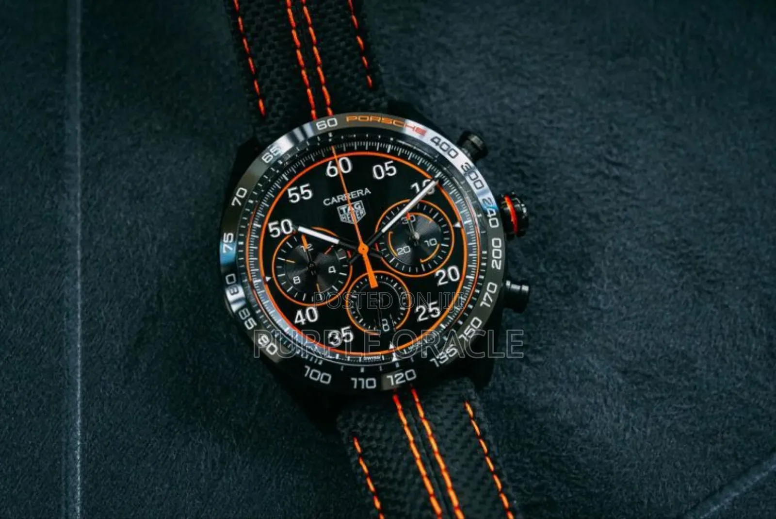 Tag Heuer Carrera Chronograph X Porsche Orange Cbn2a1m.Fc6526 Watch