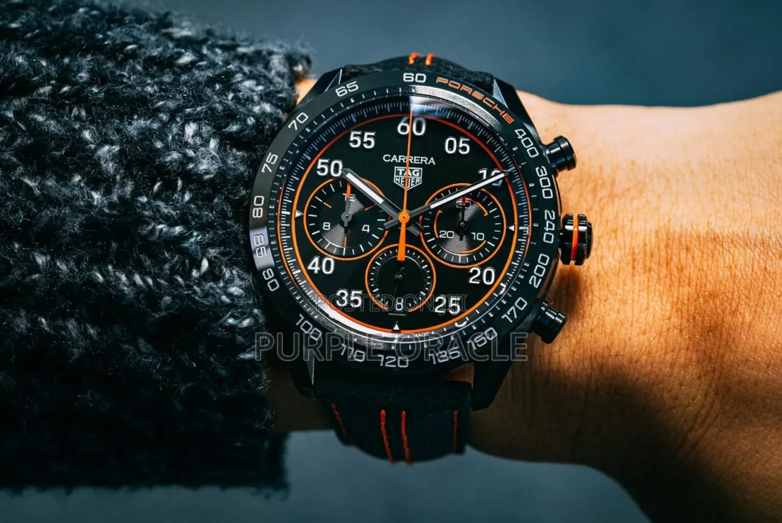 Tag Heuer Carrera Chronograph X Porsche Orange Cbn2a1m.Fc6526 Watch