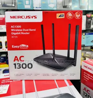 Mercusys Ac1300 Wifi Router Ac12g Full Gigabit Router