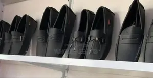 Pure Leather Black Loafers