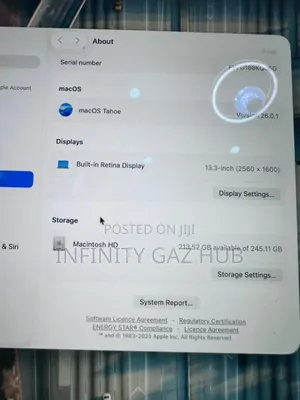 Laptop Apple MacBook Pro M1 8GB Apple M1 SSHD (Hybrid) 256GB