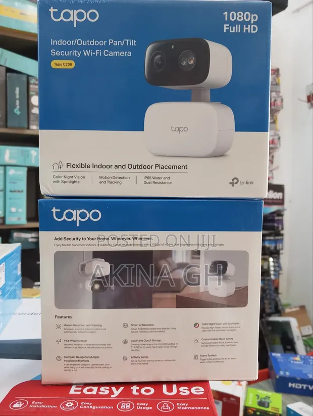 Tapo Indoor/Outdoor Pan Tilt Security Camera (Tapo C206) 3