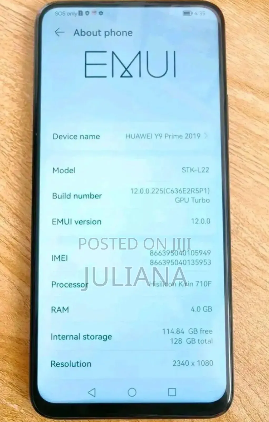 Huawei Y9 Prime 2019 128 GB Green