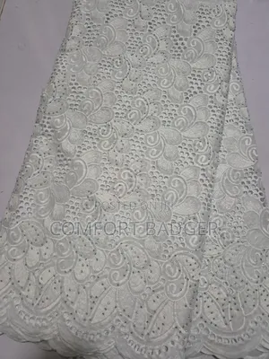 Elegant Voile Lace With Stones