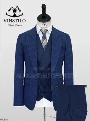 Executive Checked 3pcs Suits