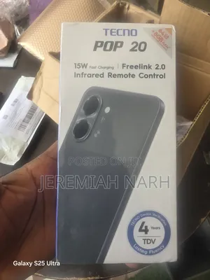 New Tecno Pop 20 64 GB Black
