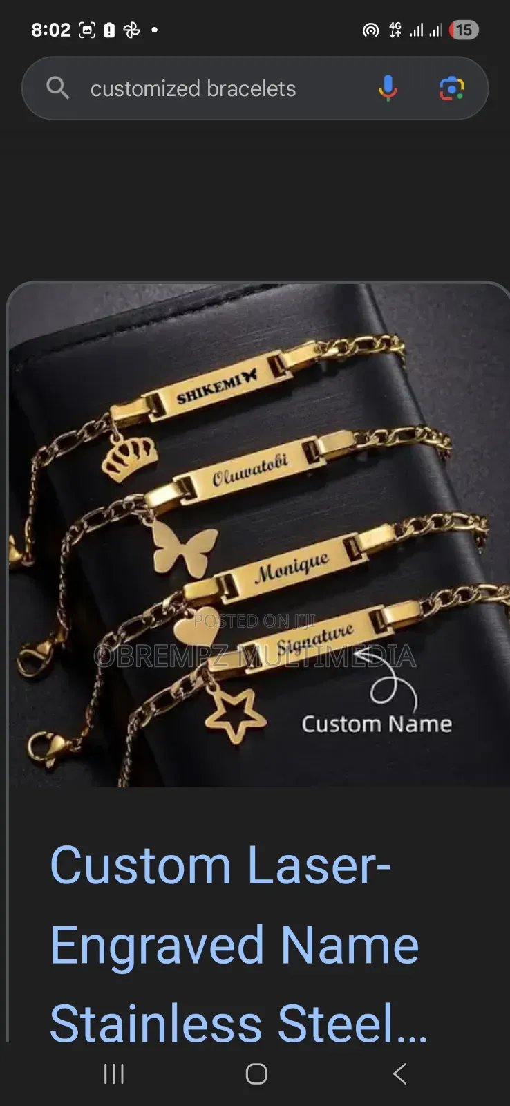 Customized Items