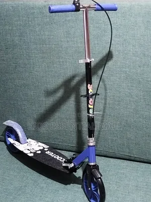 Blue Big Tyres Scooter For 9 To18 Years