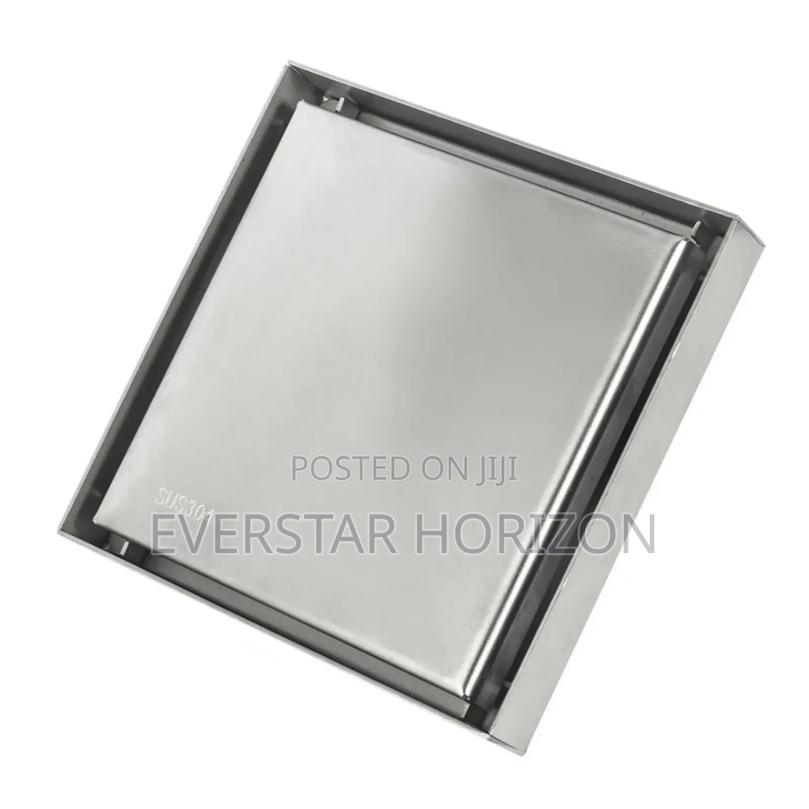 Stainless Steel Invisible Square Tile Insert 20×20 Floor Drain