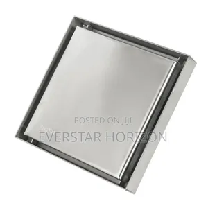 Stainless Steel Invisible Square Tile Insert 20×20 Floor Drain