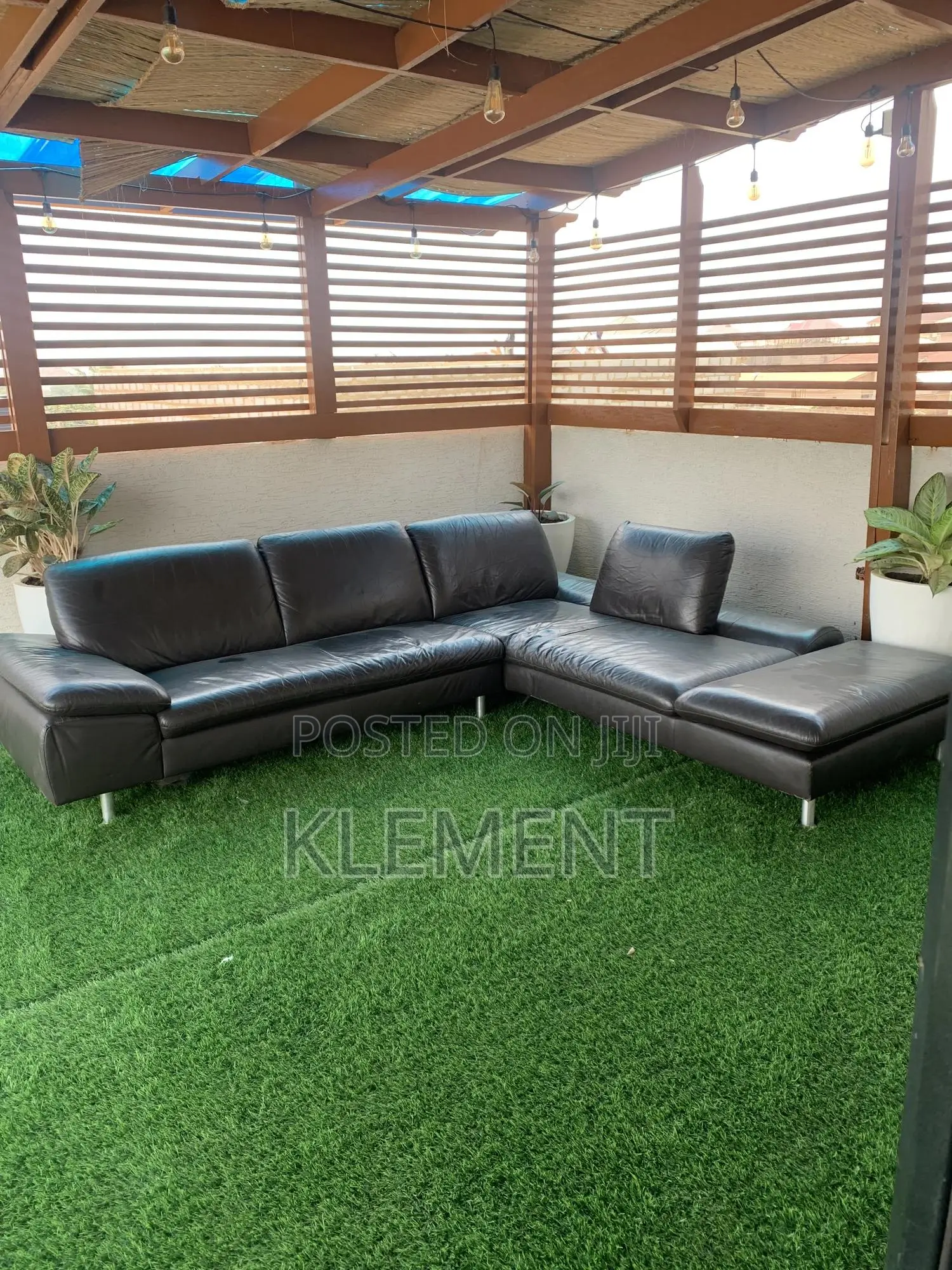 L Shape Uk Used Leather Sofa