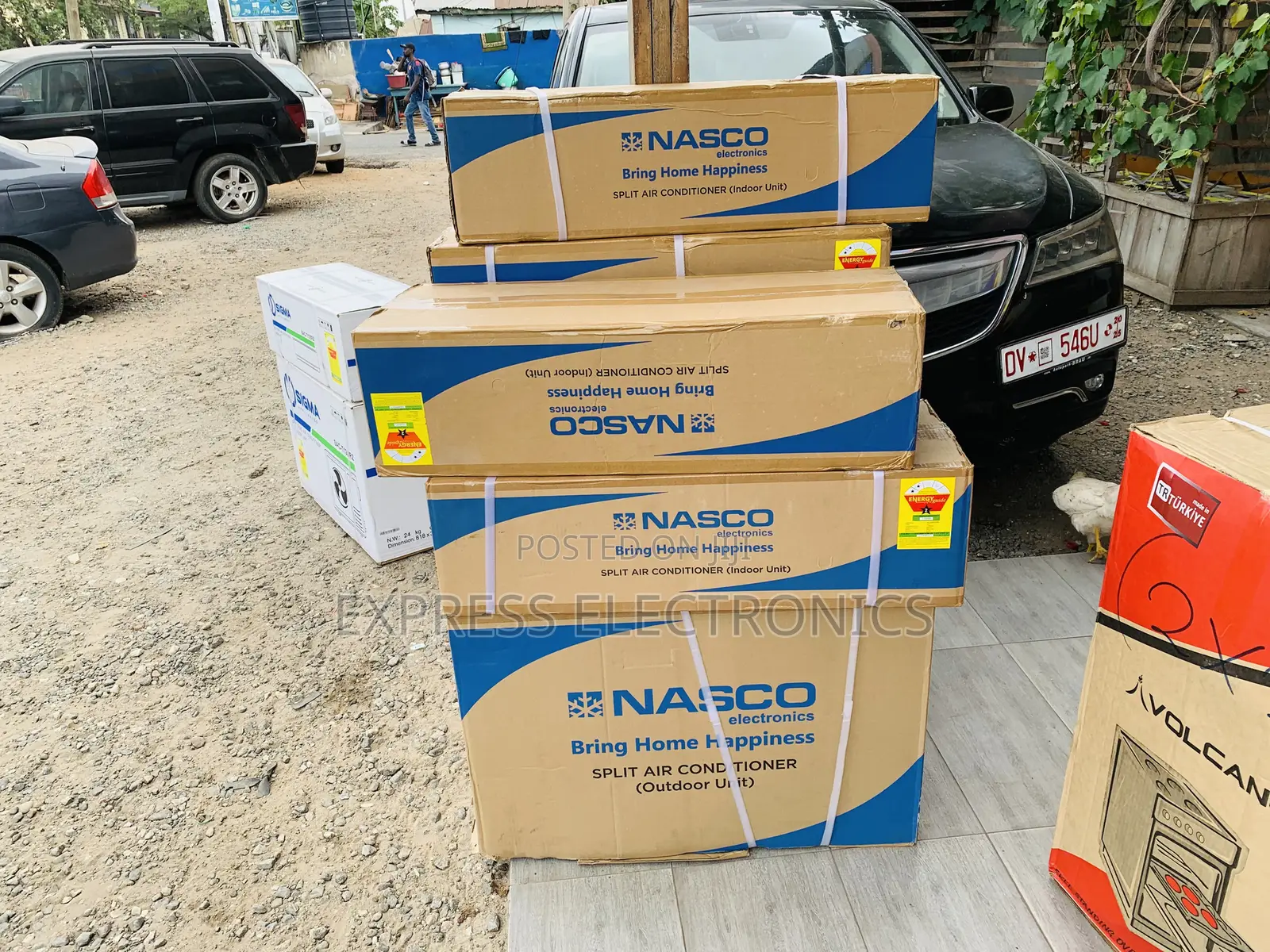 Grab the New Black Air Conditioner Nasco 1.5hp Split
