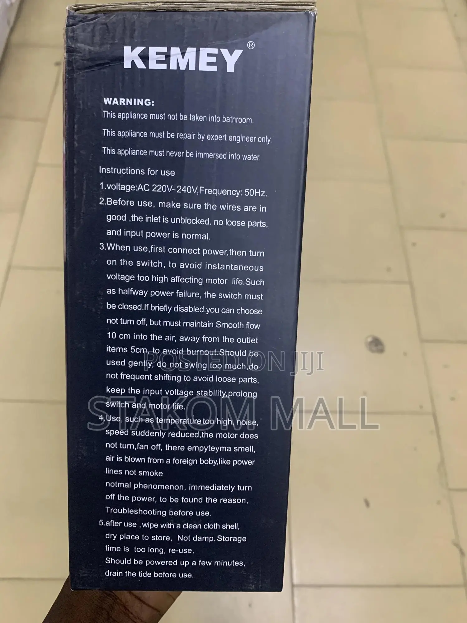 Kemey Hair Dryer 2 In 1