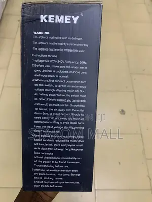Kemey Hair Dryer 2 In 1