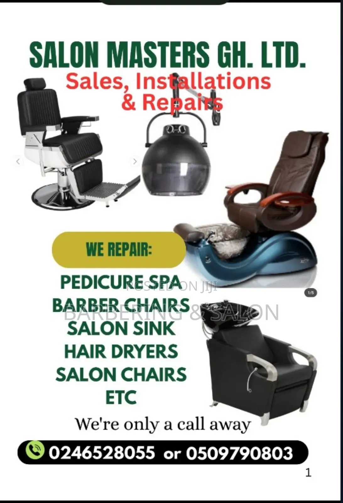 Salon Equipment Repair