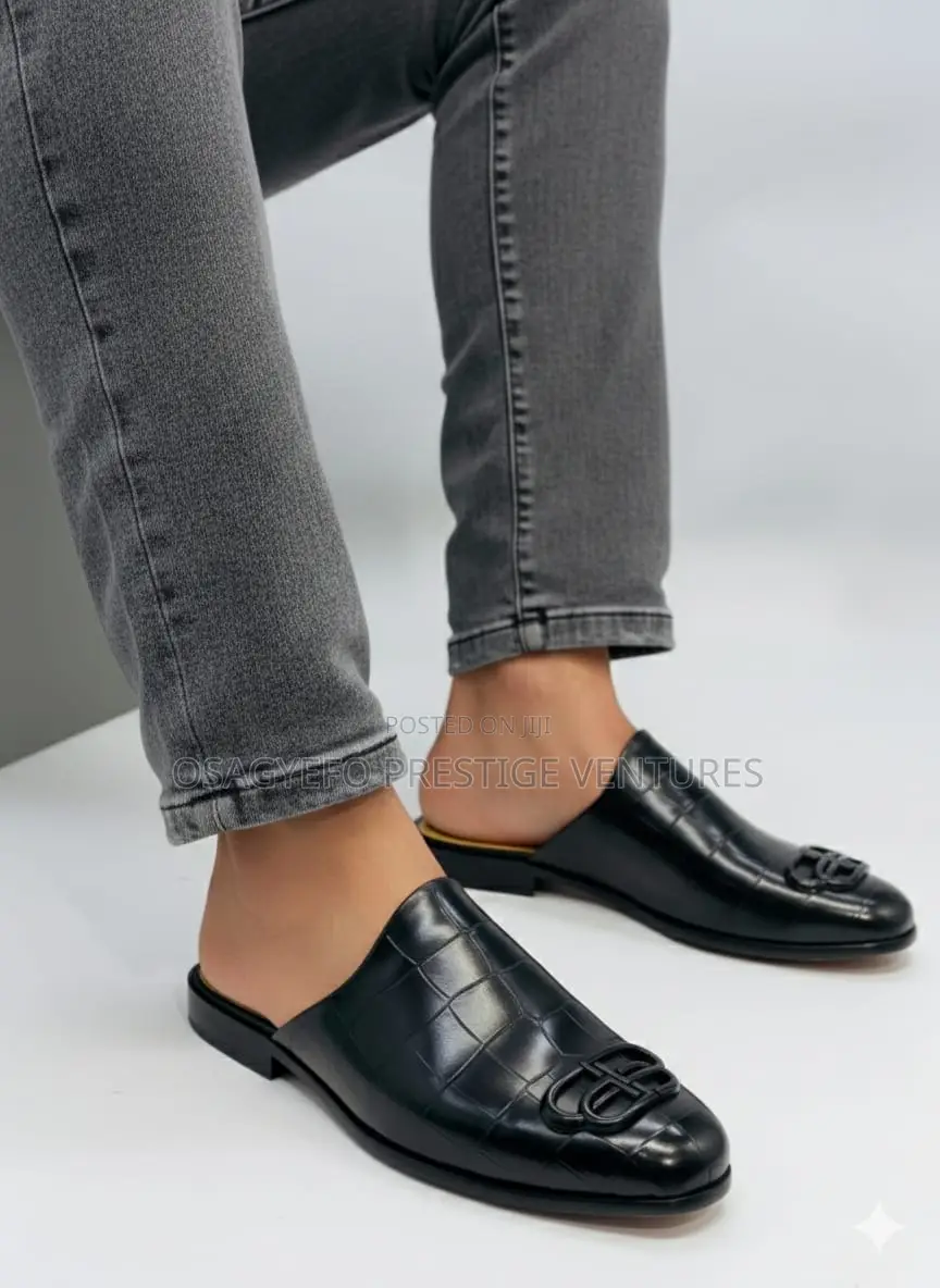 High Quality Balenciaga Half Shoe Black