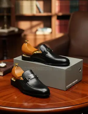 High Quality Morizio Half Shoe Black