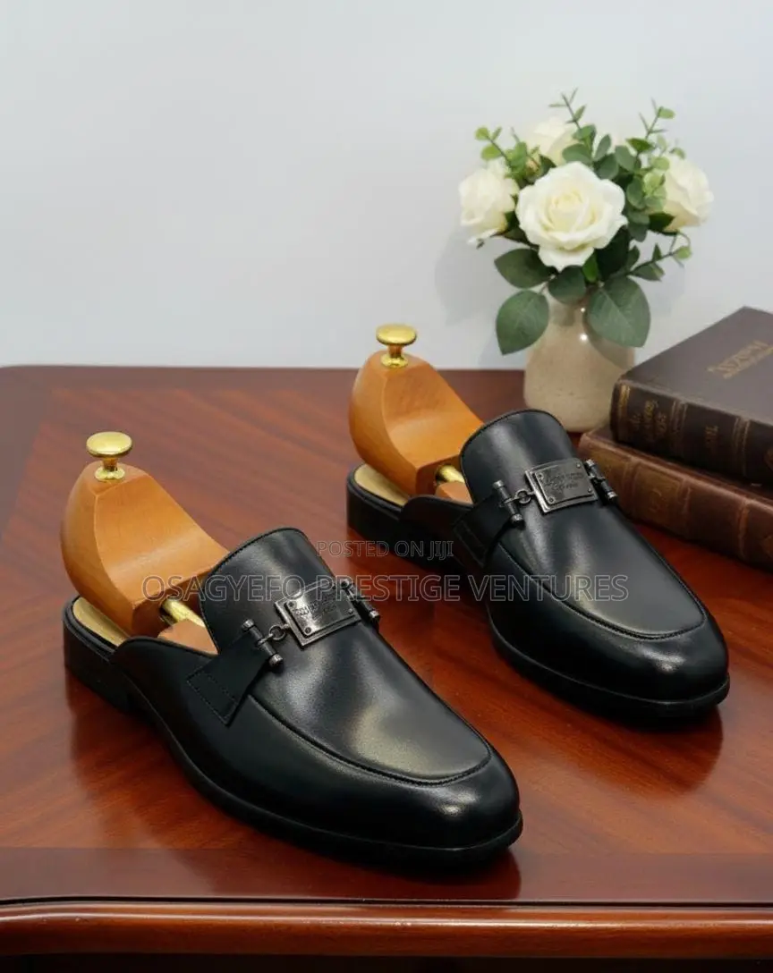 High Quality Morizio Half Shoe Black