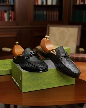 High Quality Gucci Half Shoe Black