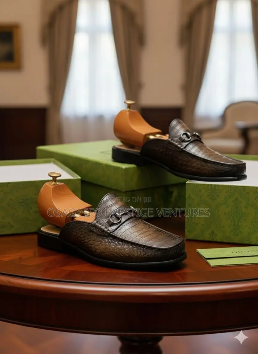High Quality Gucci Half Shoe Coffee