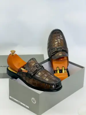 Premium Quality Morizio Half Shoe Coffee