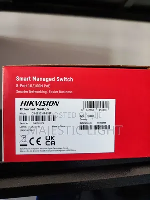 Hikvision Poe Managed Switch , 8ports +2uplinks Switch
