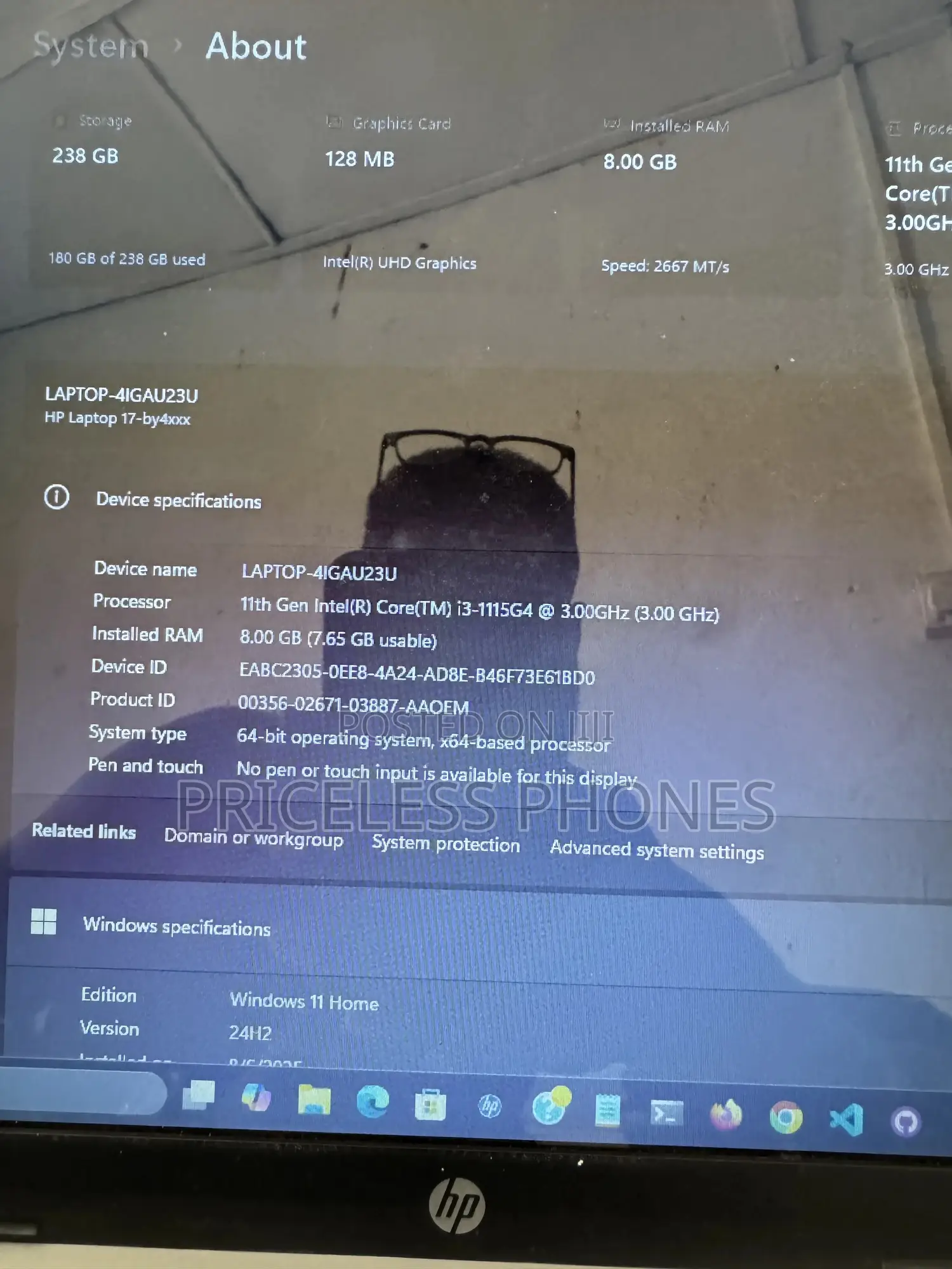 Laptop HP 17-3000 8GB Intel Core i3 SSD 256GB