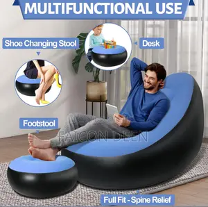 Seat Better ,Relax Longer With Our Inflatable Air Sofas + Free Pump