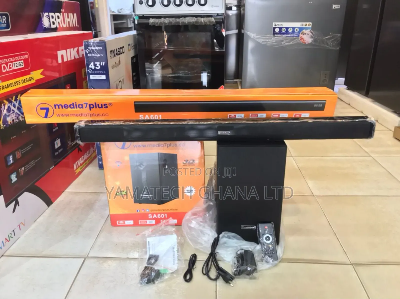 Quality Sounds 2.1ch Media 7 Plus Soundbar With Woofer And Bluetooth