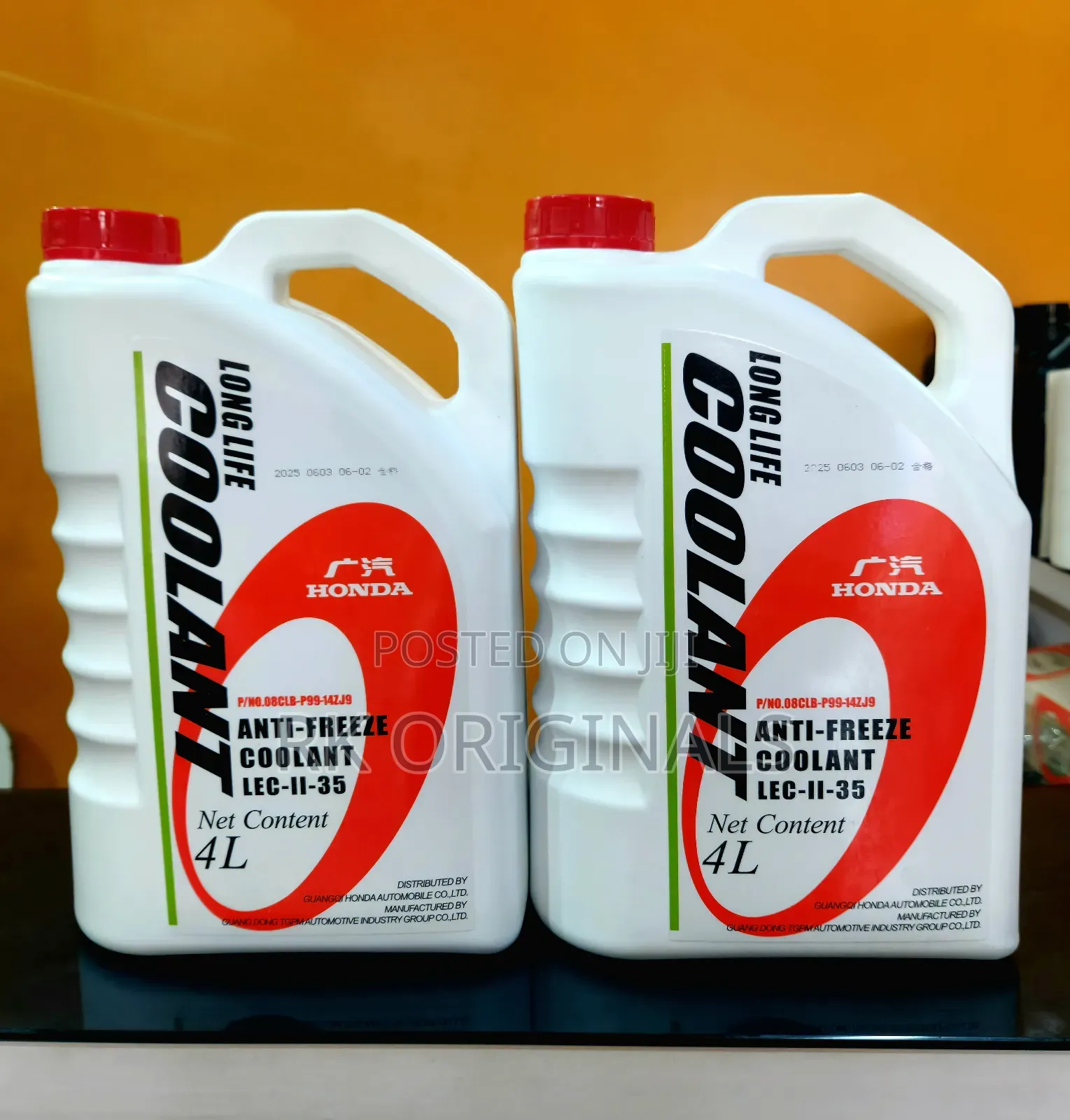 Honda Long Life Coolant Antifreeze Lec-ii-35 4l From Japan🇯🇵