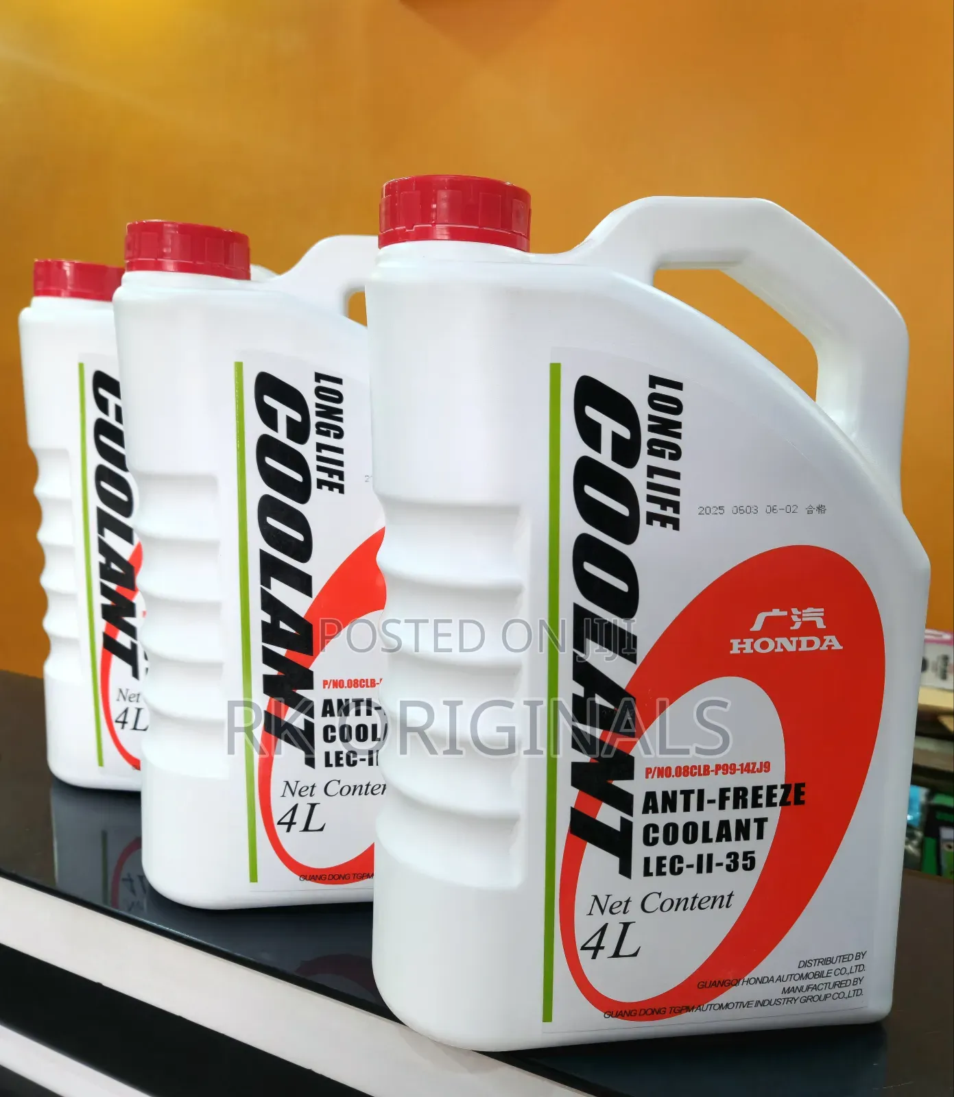 Honda Long Life Coolant Antifreeze Lec-ii-35 4l From Japan🇯🇵
