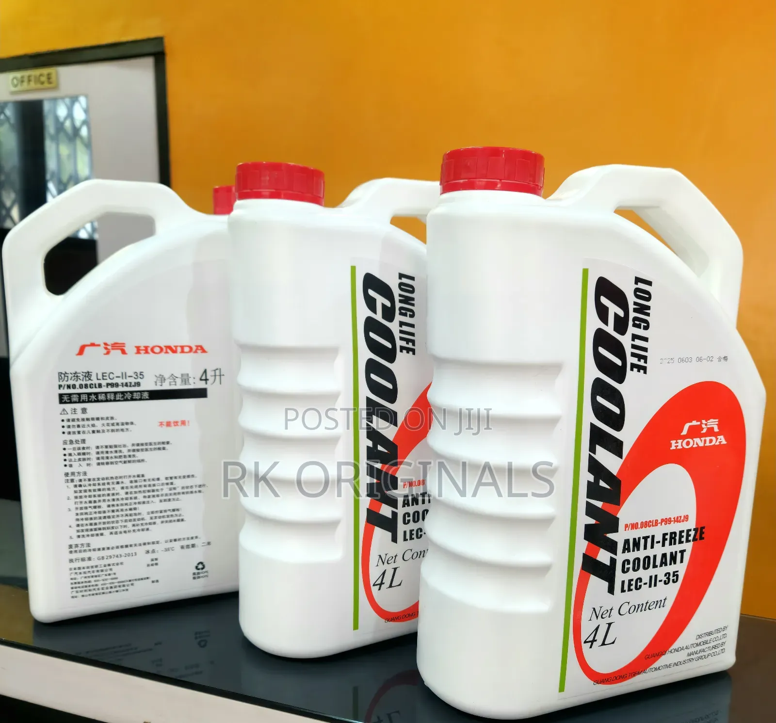 Honda Long Life Coolant Antifreeze Lec-ii-35 4l From Japan🇯🇵