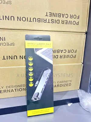 Type-c To Hdtv 8 In 1 Rj45 + Tf/Sd+Hdtv+Usb
