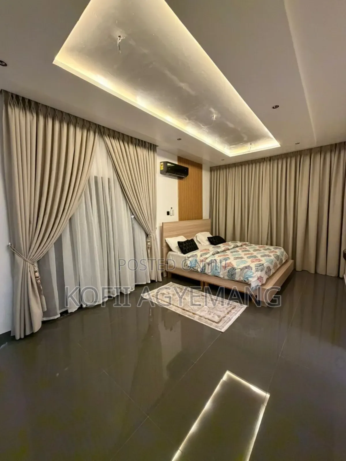 Furnished 3bdrm Villa in Achimota for rent