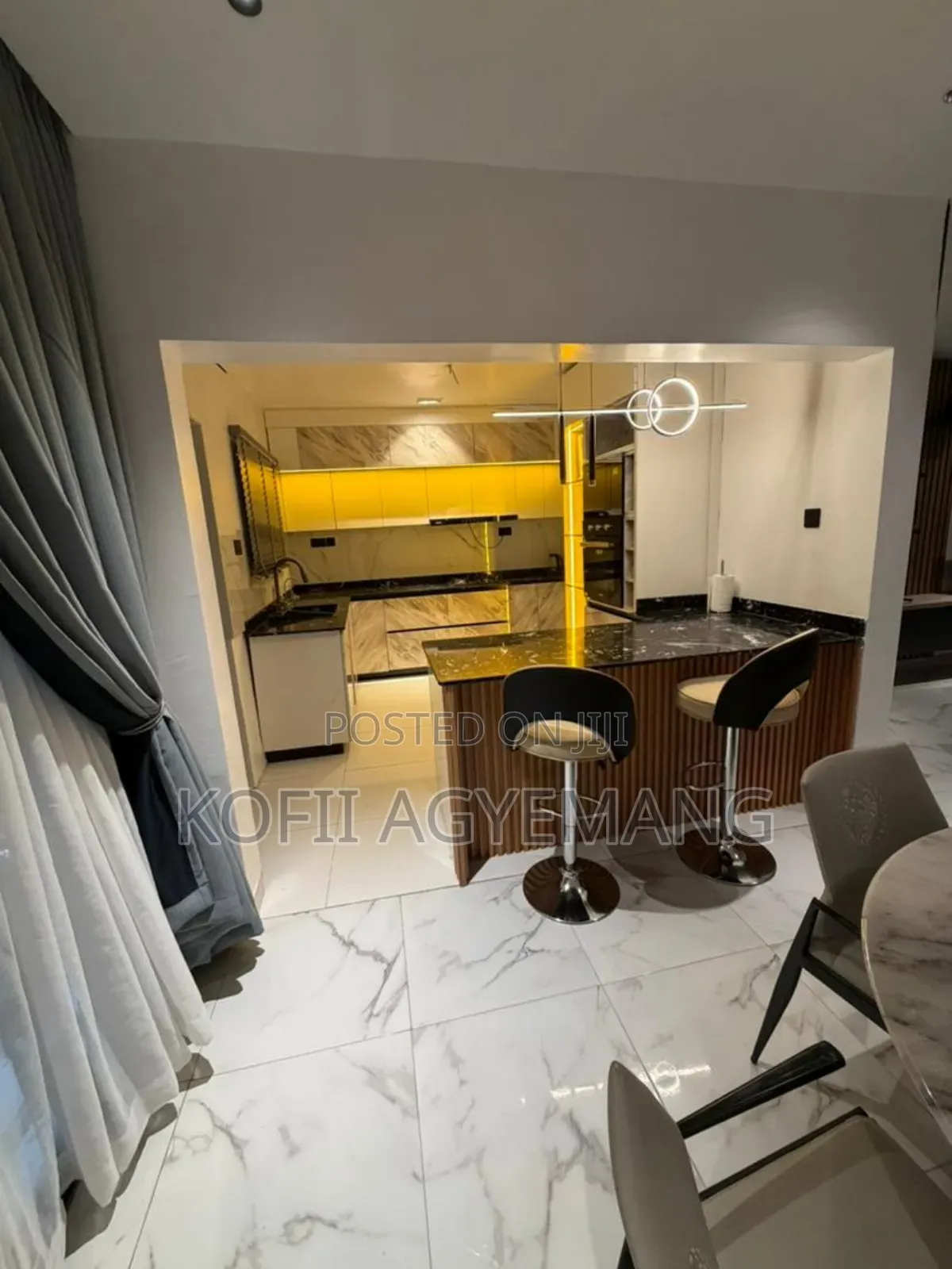 Furnished 3bdrm Villa in Achimota for rent