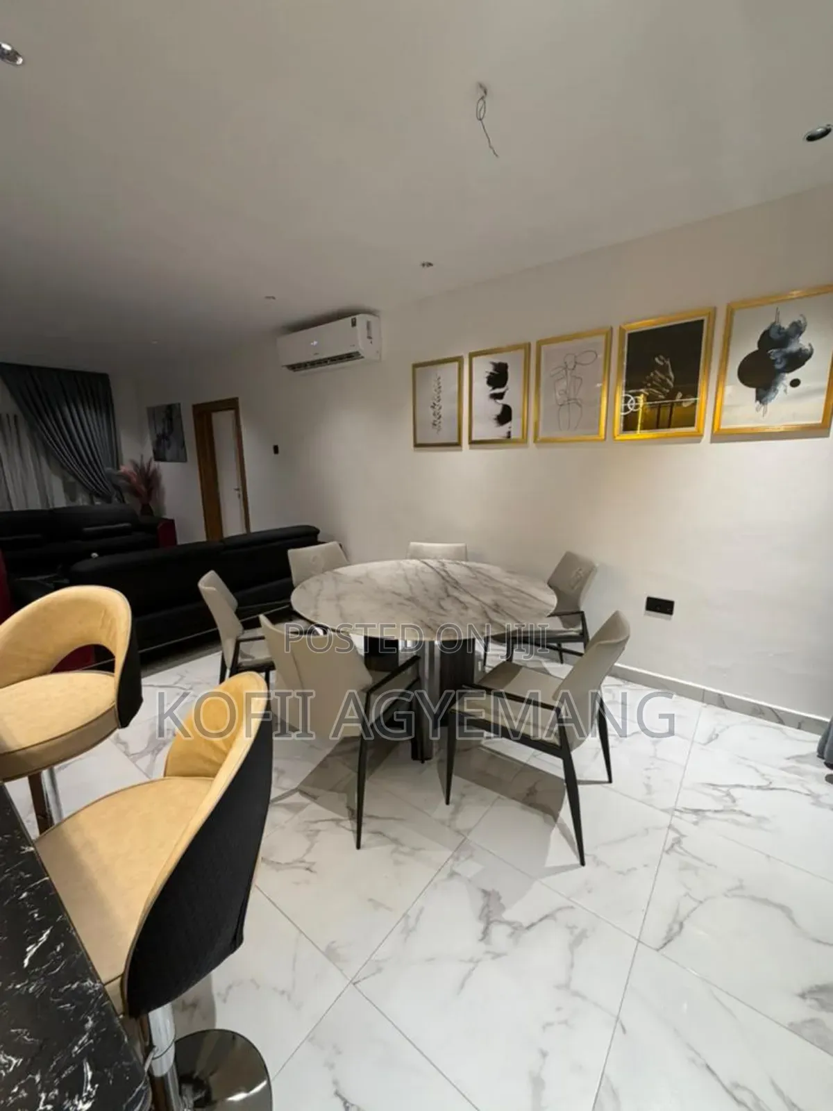 Furnished 3bdrm Villa in Achimota for rent