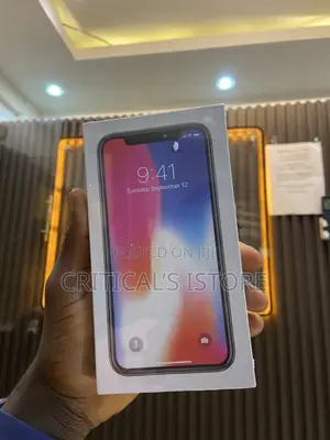 New Apple iPhone X 256 GB Black