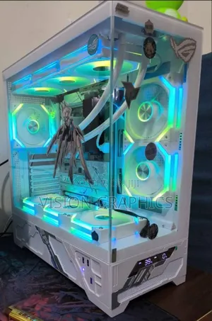 Full Atx Gaming Case With Temperature Display With 3 Argb Fans
