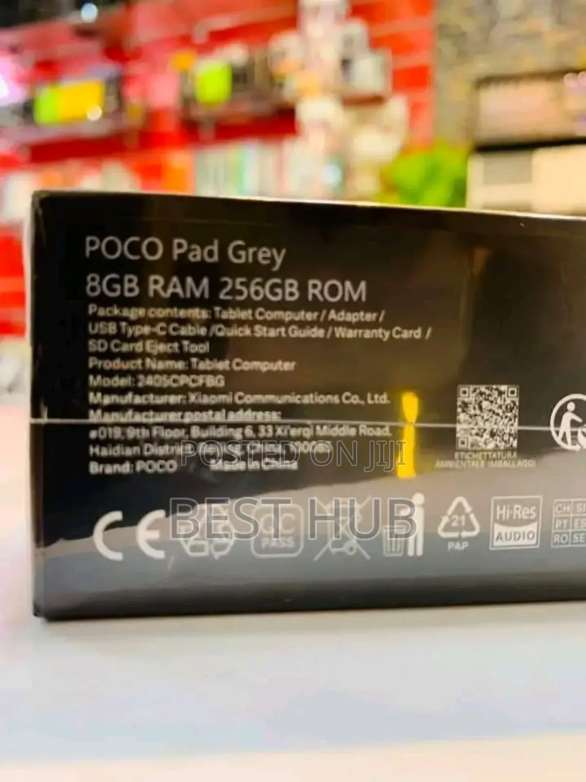 New Xiaomi Poco Pad 256 GB Black