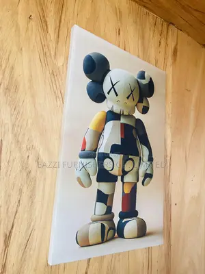 Real Cloth Canvas Pop Colour Kaws Single Frame Canvas Wall Frame